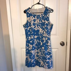 J. Crew Floral Pleated Dress